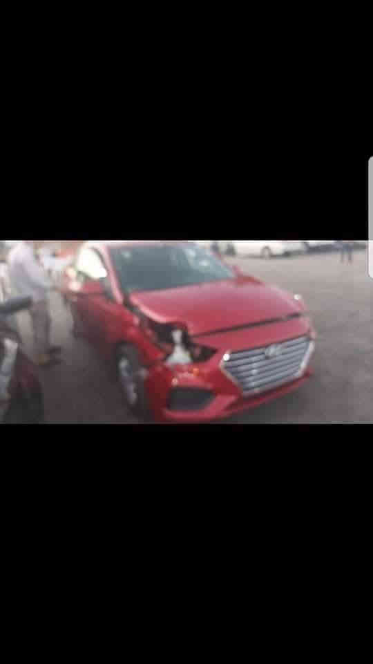 اكسنت 2019 وارد امركي
السعر 11200  
♦️ماشيه ٩٠ الف ميل
♦️الضرر جاملغ السكن ونص بوند + اربك دشبول
♦️محرك مامفتوح 
♦️كوبون بانزين
♦️السيارة بأسمي تحويل فقط بدون وكاله
♦️صور الضرر مرفق بالمنشور
♦️مكان السيارة الموصل
♦️ السعر 11200
***********
