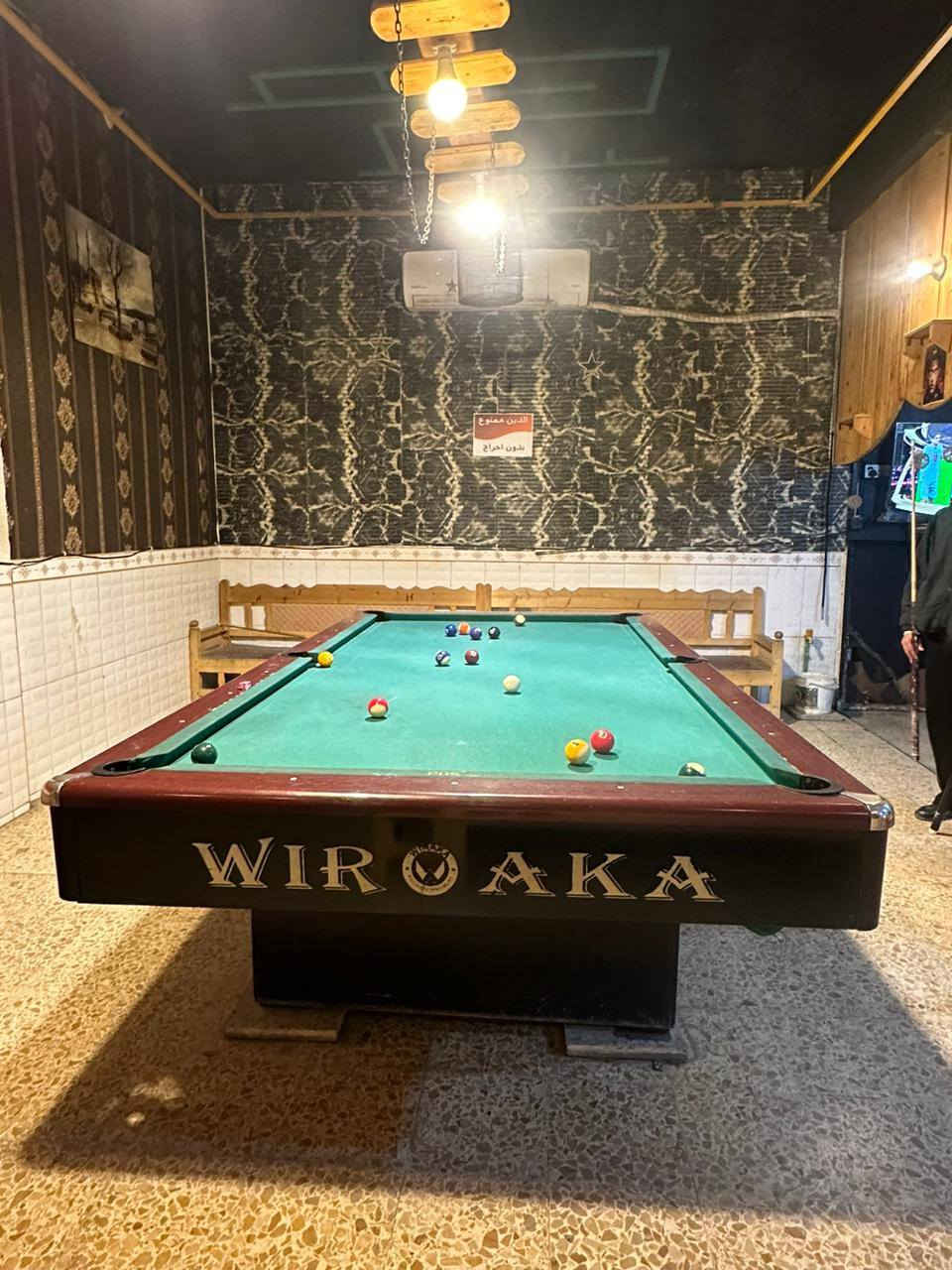 السلام عليكم ميز بليارد ويركه للبيع النضافه كدام عينك  السعر ع الخاص ***********
