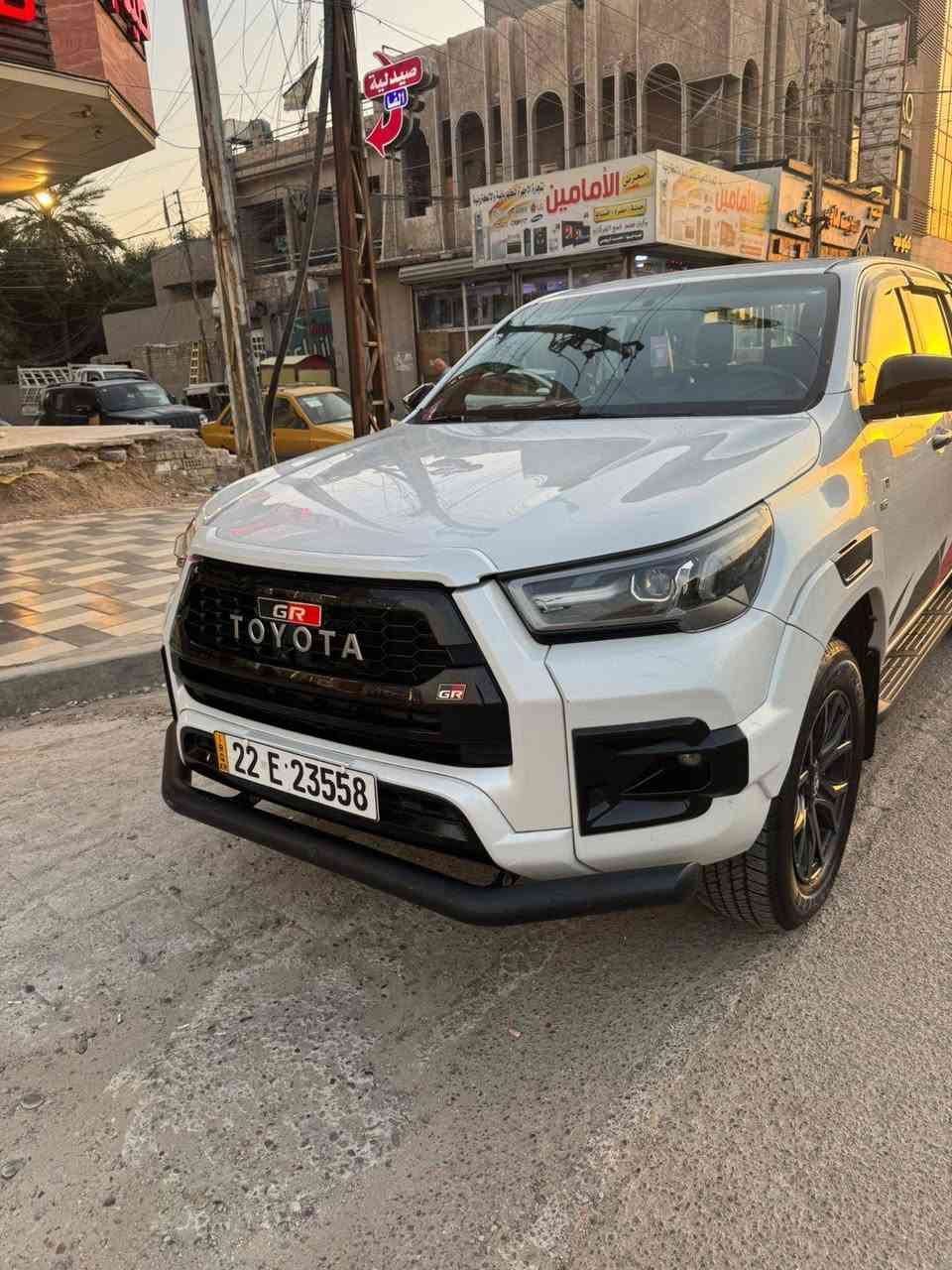 تويتا هايلوكس GR موديل 2023 
مواصفات معروفه 
والسونار مرفق مع الصور 
رقم اربيل بأسمي هزه جديده
سياره جديده على ايدي

🛑السعر سوي تعليق يصل مباشرة 🤖 

عنوان بغداد البنوك 

رقم صاحب السيارة 
***********
