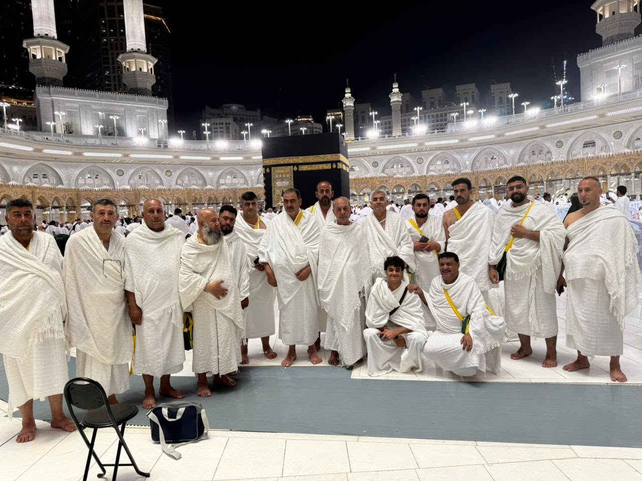 في فجر هذا اليوم الموافق 5 محرم 1448هـ قافلة شركة الحجاج العراقية تكمل مناسك عمرة محرم وهي لله الحمد اول قافلة على مستوى الانبار تؤدي عمرة شهر محرم وبكل يسر وسهولة.  نسأل الله لهم العون والقبول وطيب الاقامة عند بيت الله الحرام وحضرة رسول الله صلى الله عليه وسلم وان يكتبها لكل مشتاق وكل من قال امين🤲🤲 
⭐الحجز مستمر لرحلة 7/10 البر والجو ان شاء الله. ***********
