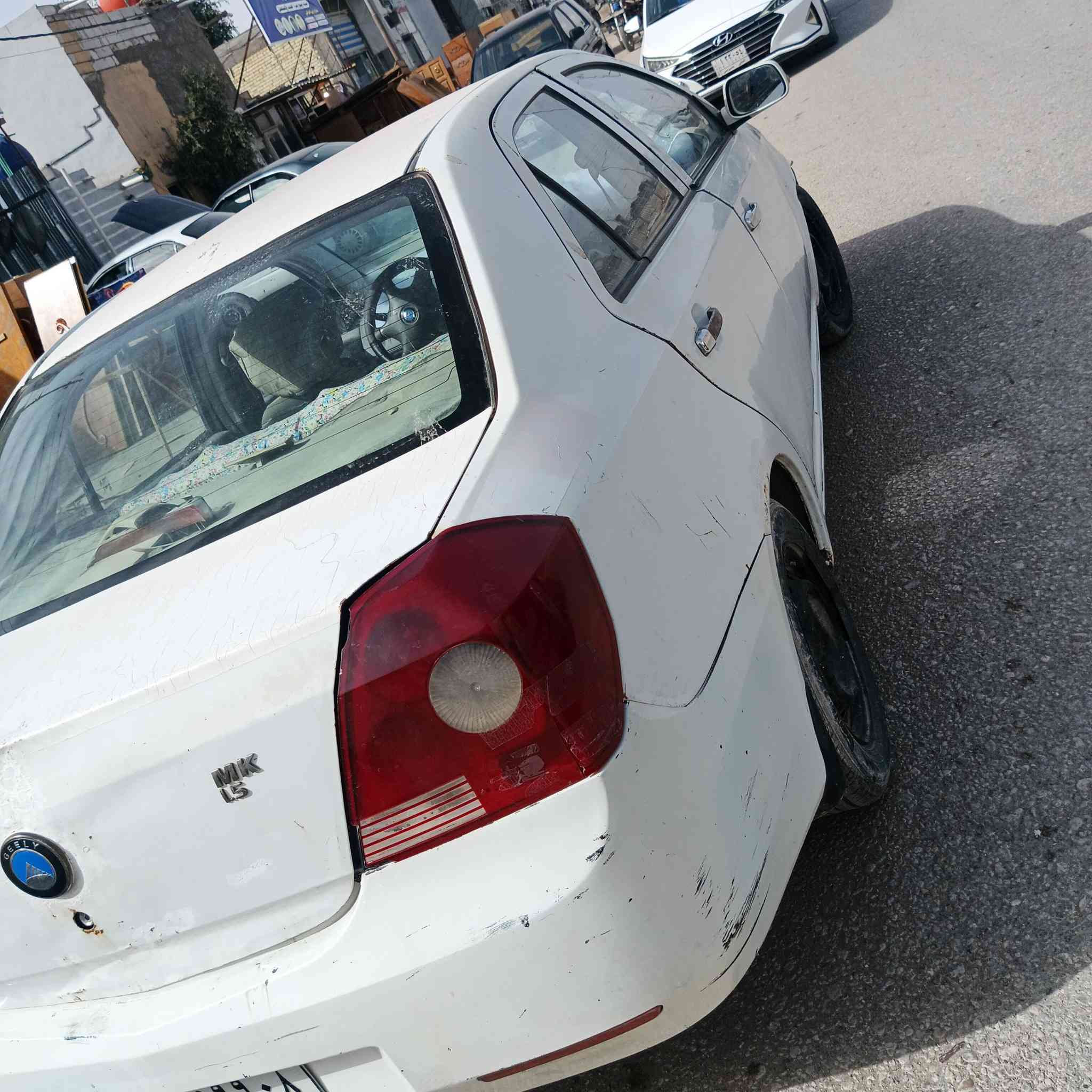 يا الله سياره اللبيع جيلي امكي سياره جديده كير ومكينه حداديه كهربيات المكان النجف   رقم ***********
