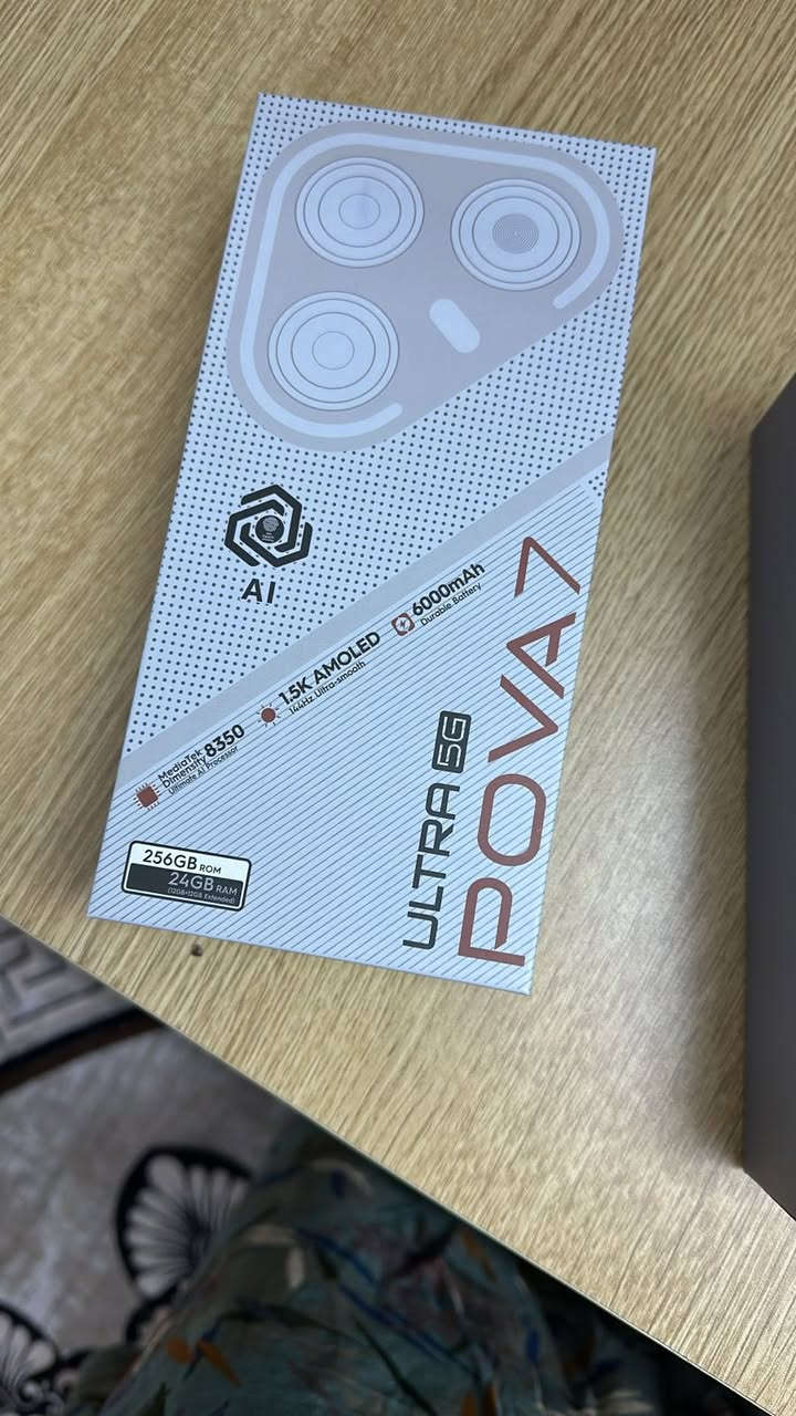 السلام عليكم جهاز تكنو نوفا 7الترا 5g
ذاكرة 256 رام 8+8 سعر منساب رقم اتصل ***********
