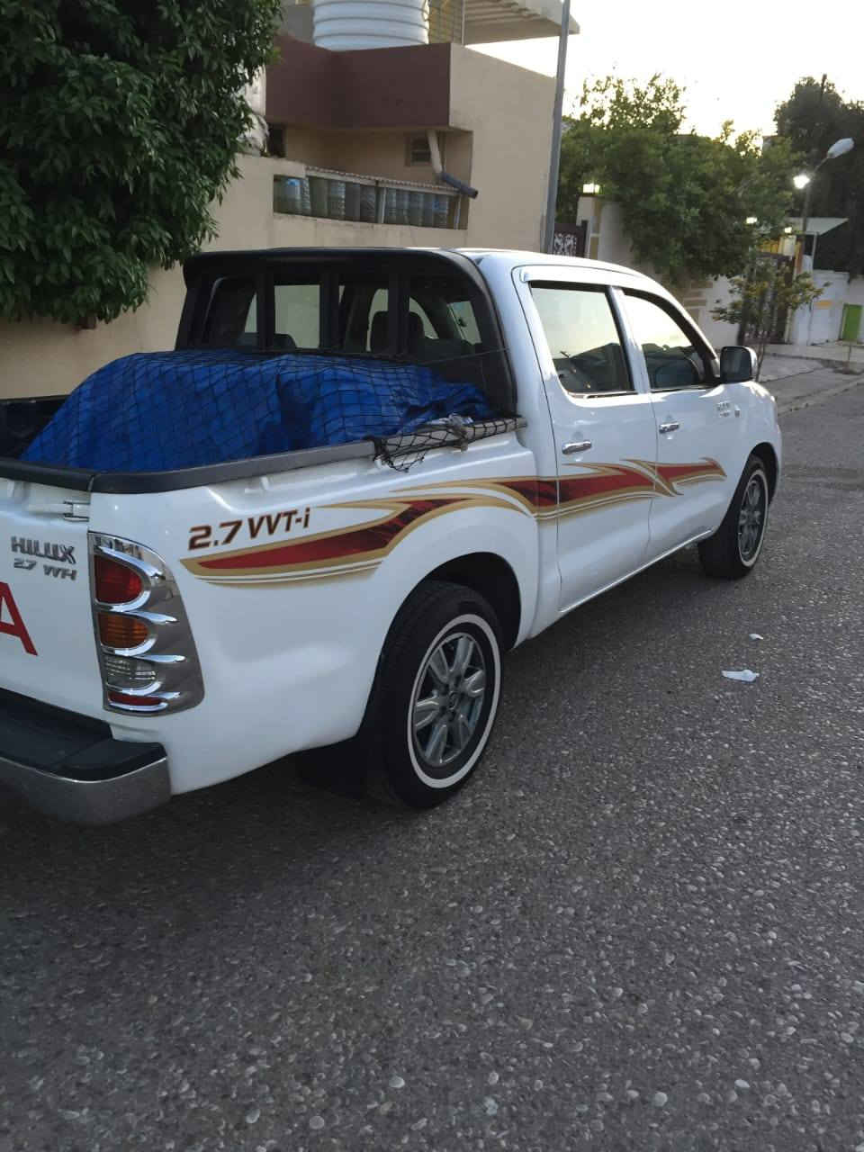 سلام عليكم ورحمة ألله وبركاته
للبيع تويوتا هايلوكس رقم سليمانية موديل ٢٠١١ هزة جديد سنوية باسم البايع كوبون بانزين محرك مفتوح بس بالشرط لا صرف لا بخار بي ضربة امبين بالصورة ماواصل للشاصي للاستفسار اتصل على
***********
سعر ١150 كركوك, العراق
