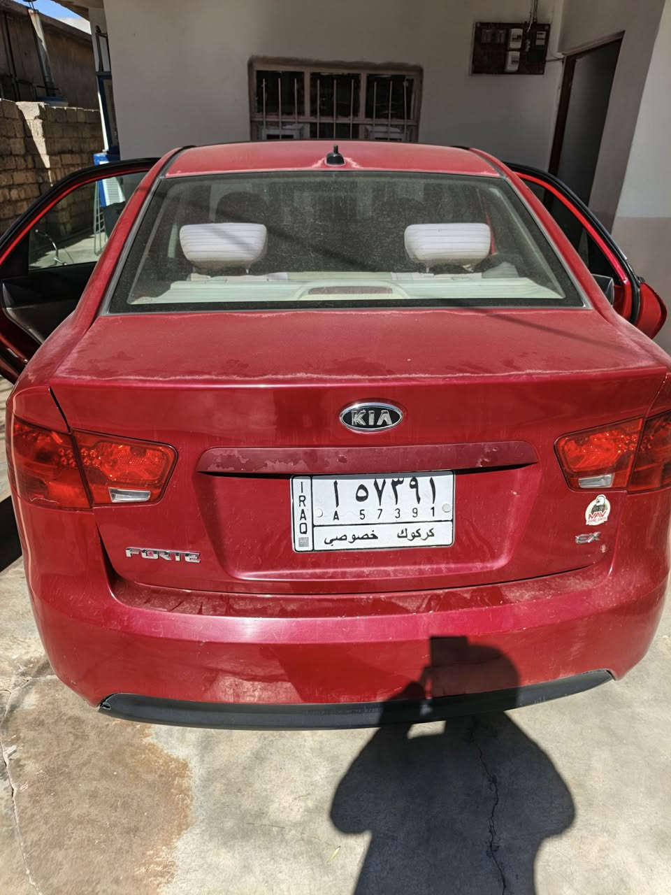 كيا فورتي للبيع 2013 رقم كركوك سنوية ل2028 ماشية 112 الف 
بيها قطعة صبغ مع معجون وقطعتين رش بيها بداية الشاصي مضروب ومعدل تريد ترتيبات خفيفة السعر ٩٠ وبيها مجال *********** ناحية الزاب
