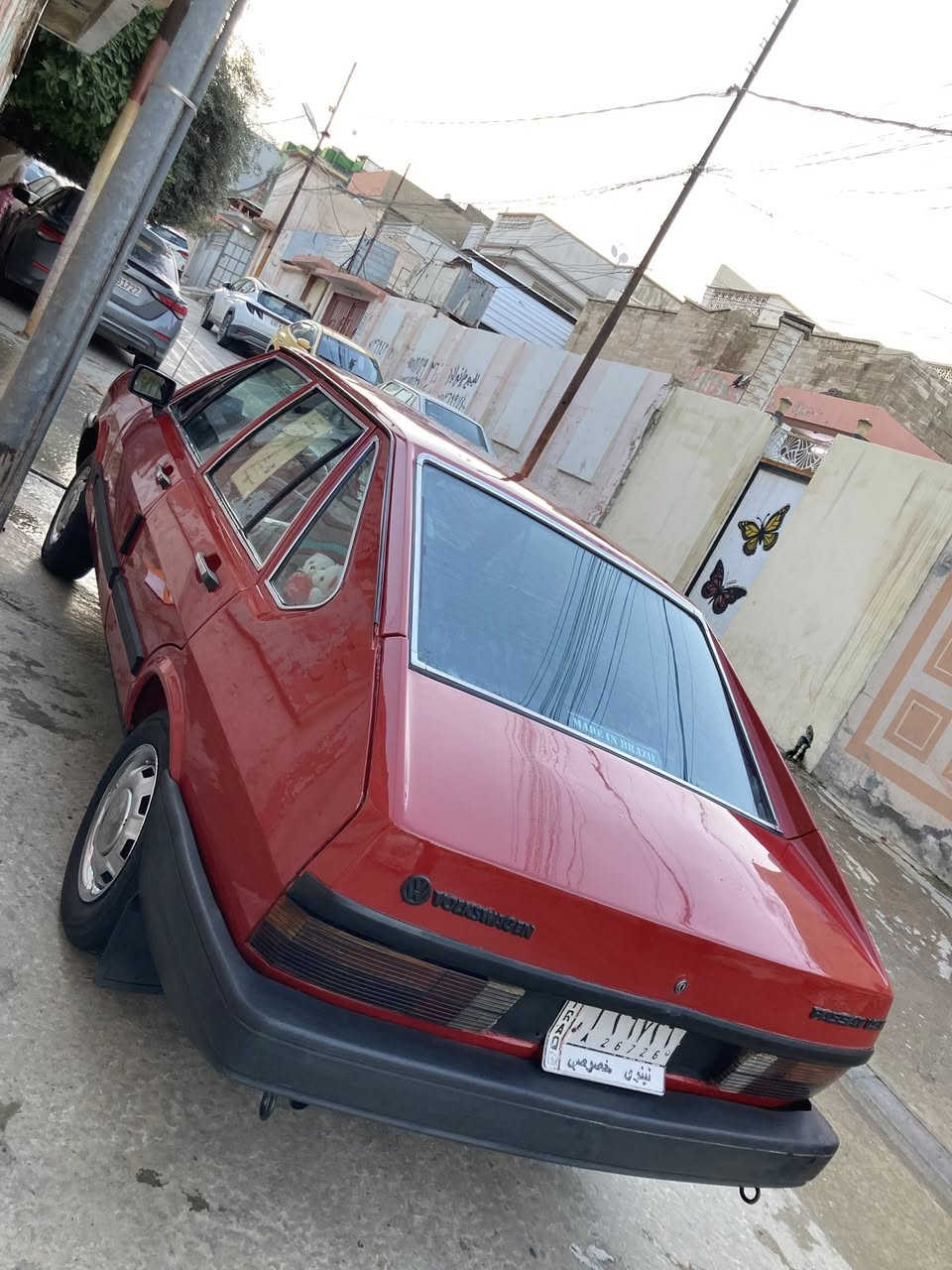 السلام عليكم للبيع برازيلي 1987 سياره مال جناي مكينه 0٠8 كير ٥نمر ثنينهم شرط صدر أمامي خلفي كلو جديد على أيدي وايرمنيه من الرأس لرأس جديده مابيها نقص كلوب مصبوغه عام للجماليه شرط بدون اي ضرر سياره احلى من الصور بهوايا صبغتها تخبل رقم الماني سنويه جديده شرط التحويل السعر ٣٣$مكاني موصل وتحياتي !ملاحضه إذا ماعجبك المنشور اعبر كلشي اكو بل سوك ***********وبي وتساب ايضاً
