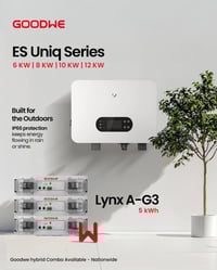 Goodwe • انفيرتر ضمان ٥ سنين • بطاريات ضمان ١٠ سنين
