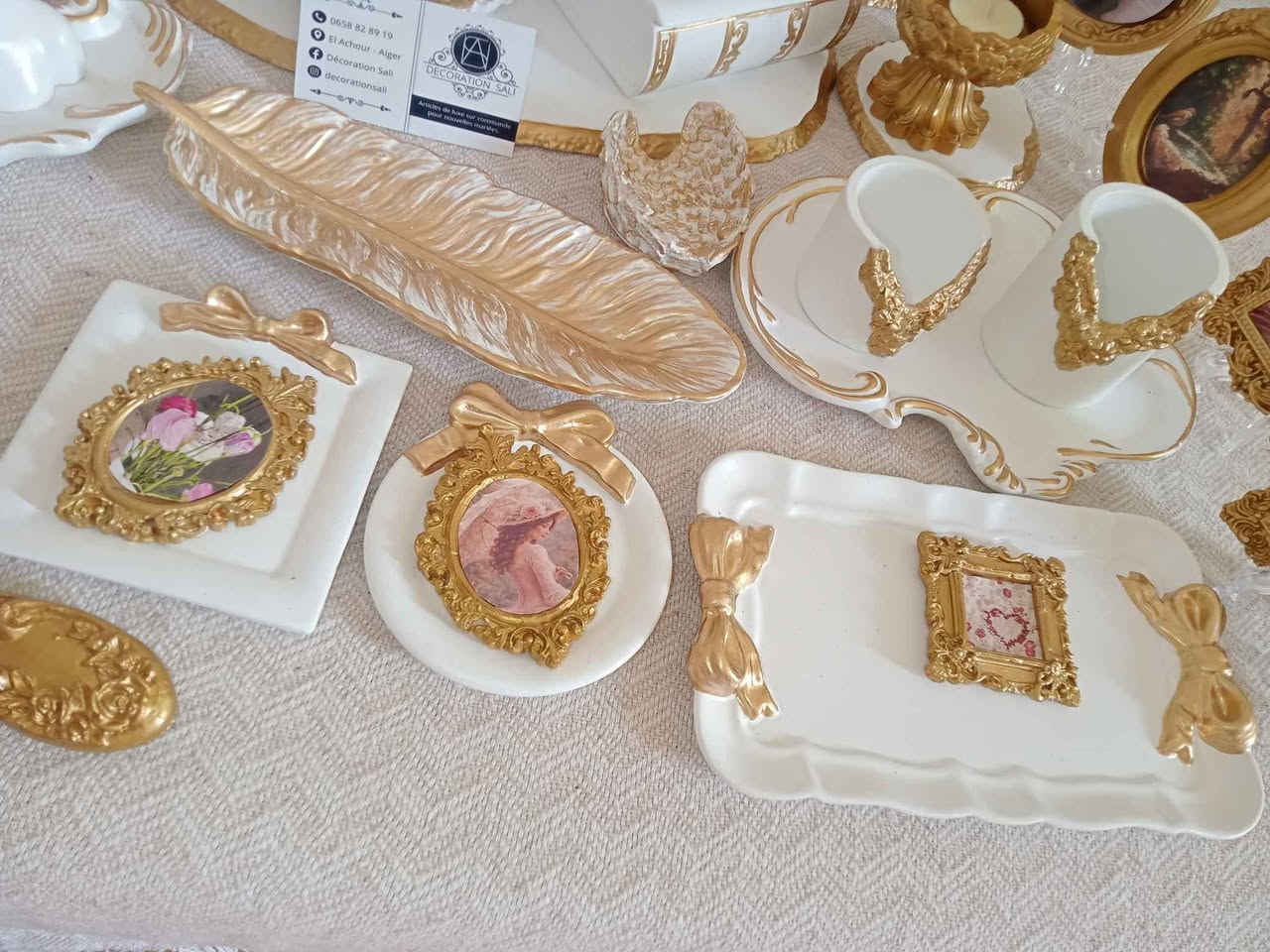 Plusieurs modèles de plateau décoratif et porte pinceaux  et porte accessoires style vintage pour coiffeuse idéal comme cadeau pour fête des mères الجزائر, بئر مراد رايس


**إذا كنت صاحب هذا الإعلان وتريد حذفه لأي سبب، رجاءا أرسل رسالة إلى الدعم الفني**