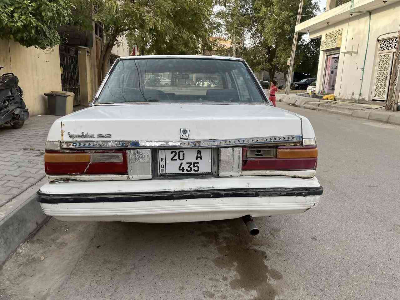 السلام عليكم
للبيع سوبر ١٩٨٥ سيارة تسقيط 

رقم مميز باسمي (435)تمشي 

بس كشر تعبان

مكينة كير بطة جدد 

العنوان بعقوبة اتحرير 

للاستفسار ***********
