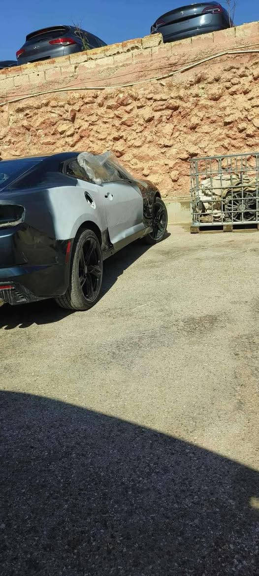 سلام عليكم كمارو موديل 21 v6 ماشية 27 الف مايل حادثها جاملغ خلفي وباب عكس السايق بدون ايرباك وصور التصليح موجوده قطعتين صبغ فقط والجاملغ الامامي مفتوح وراجع بلاد بدون صبغ مواصفات ال rs تحكمات كشن كهرباء شاشة ابل كار بلي لحايه دوسات سبايدر عالي تخم تايرات جدد سعرها 175 وبيها مجال مكانها بغداد الكرخ ***********
