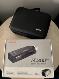 Ad200 pro   مع سوفت بوكس ودفيوزر  نظافة ١٠٠٪؜ اخو الجديد مع كافة ملحقا...