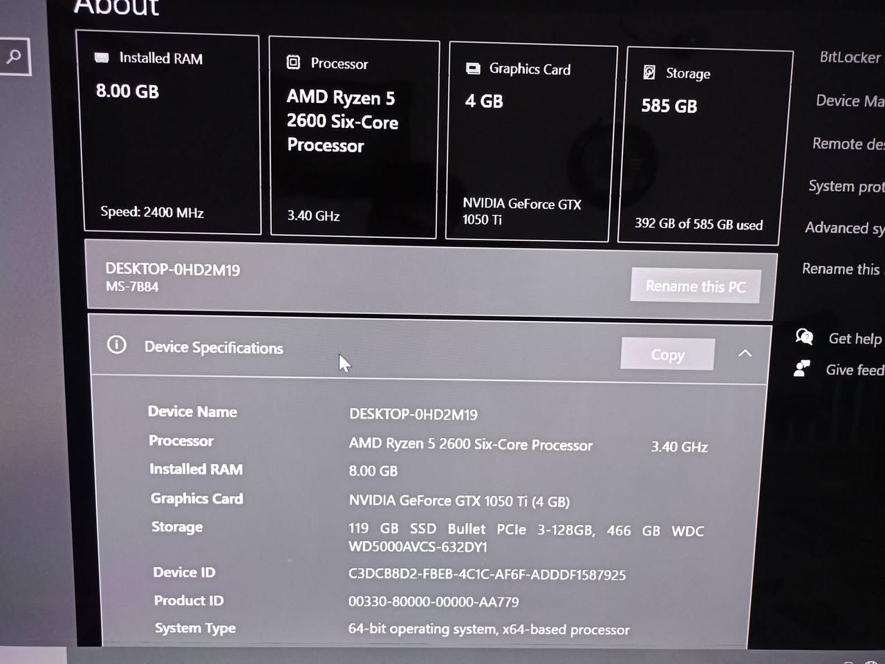 تجميعة PC للبيع المواصفات بل صور
مذربورد msi B450M pro-M2 V2
Power 600 RGB
M.2 128G
HDD 500
السعر350 الف
الشراي يتصل عل رقم العنوان الشعب
***********
بس المروحه البلنص واكفه
