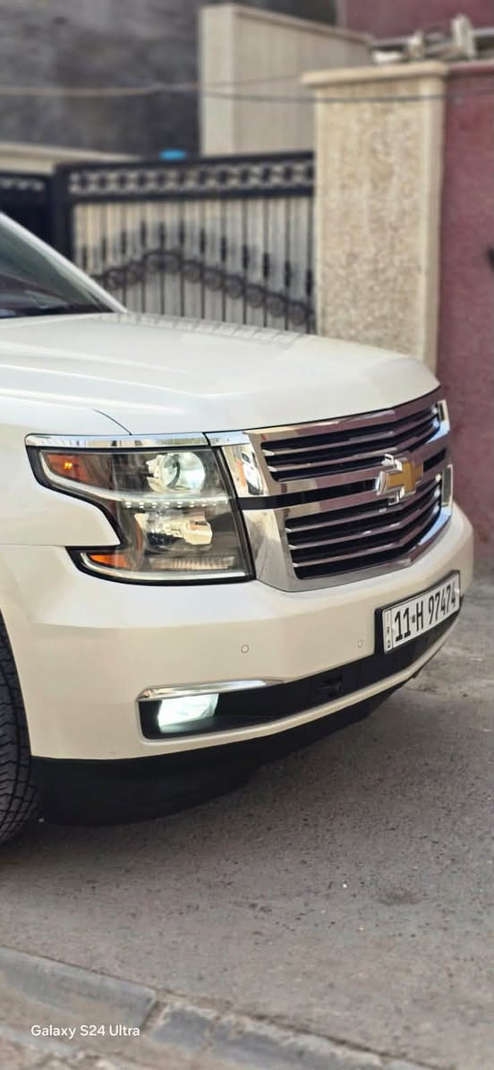 السلام عليكم تاهو موديل 2015 LTZ مكفولة خليجي السعر اتصل وبيك خير ***********من الصبغ والظرر ماشية 122 الف كيلو
