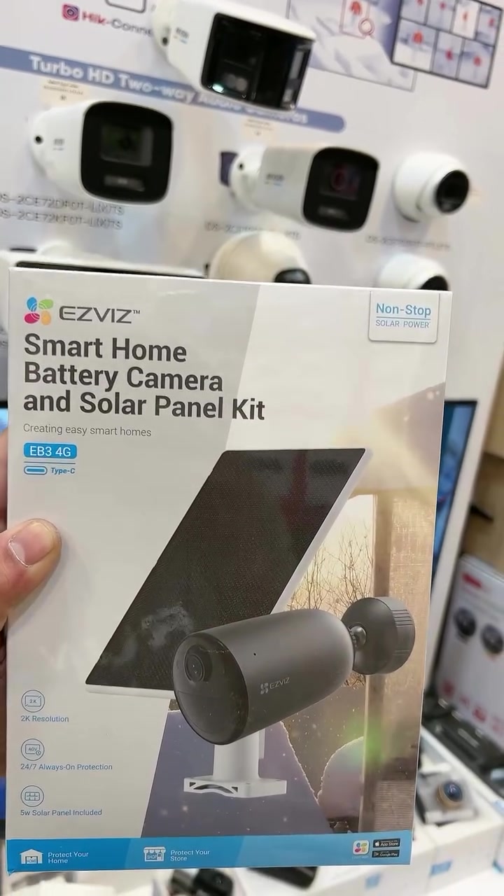 #ميسان #كاميرات_مراقبة #hikvision #ezviz #كاميرات_ميسان 
انتهت معاناة الكهرباء والإنترنت!

كاميرا EZVIZ EB3 4G مع لوح شمسي تشتغل بشريحة اتصال 4G، حتى إذا ماكو واي فاي أو انقطعت الكهرباء.

✅ دقة 2K واضحة
✅ تعمل على شريحة 4G
✅ لوح شمسي للشحن المستمر
✅ رؤية ليلية ملونة
✅ كشف حركة ذكي مع تنبيهات فورية
✅ مكالمة صوتية باتجاهين
✅ مقاومة للمطر والغبار (IP66)
✅ تركيب سريع ومناسبة للمزارع، المواقع، المحال، والمنازل

📍 الرؤية الذكية
ميسان / عواشة / شارع المصرف قرب صيدلية العطاء

📞 ***********
📞 ***********

🔥 الوكيل الرسمي لـ Hikvision و EZVIZ و Rizon

#الرؤية_الذكية #EZVIZ #EB3_4G #كاميرات_مراقبة #كاميرات_ميسان #ميسان #كاميرا_4G #طاقة_شمسية #حماية #أمن #العراق
