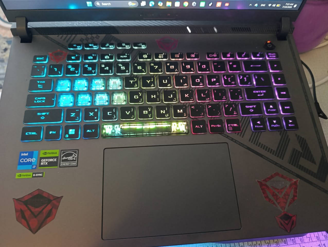 🔥 لابتوب Gaming ASUS ROG Strix للبيع – نظافة 100% 🔥
💻 الموديل: ASUS ROG Strix G16
⚡ المعالج: Intel Core i7 الجيل 13 (13650HX)
🎮 كرت الشاشة: RTX 4060 (8GB)
🧠 رام: 16GB
💾 ذاكرة: 512GB SSD
🖥 نظام: Windows 11
🌈 كيبورد RGB احترافي للألعاب
✅ الحالة:
نظيف جداً مثل الجديد ✔️
استعمال خفيف ✔️
ما بيه أي مشاكل ✔️
📦 المرفقات:
الكارتون موجود ✔️
جميع الملحقات الأصلية موجودة ✔️
رقم التواصل واتس اب واتصال: ***********
السعر 1600 وبي مجال قليل محتاج واريد بيعه

