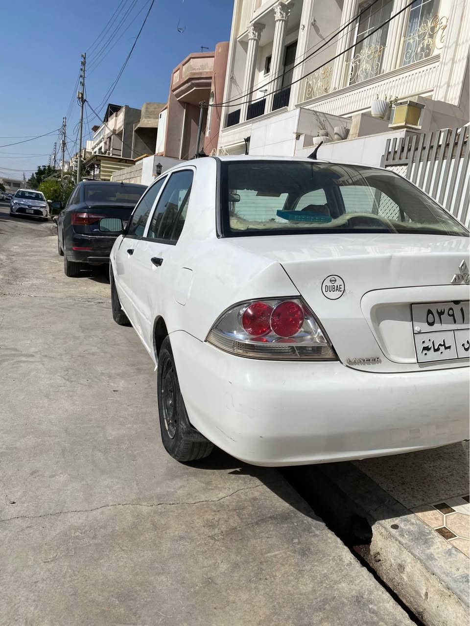 لانسەر ٢٠٠٧
زۆرخاوینە ١ بست سبوغە
شاشە ئایپات کامیرا 
٤ جام لارەبا 
بەرە دەرکەکان جلدە 
ناو غورفەی زۆر خاوێنە
ناو لایتی رەشە
پێشو پشتت کەپسە
مەکینە سپیە نەکرایتەوە
مەکینە گەورەیە 
گێرو مەکینە بەشەرت
تەزە پێشی توند کرای تەوە
٤ تایە تازەم بەستاوە
رقم سلێمانیە
بەناوکردن بەشەرت 
غرامە بە شەرت
*********** أربيل, العراق
