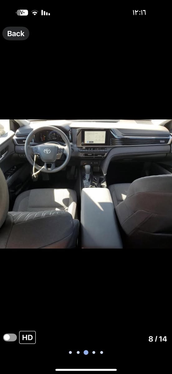 للبيع كامري ٢٠٢٥
حادثه موضح بل صور حاليا بدبي
بدون ايرباك سياره ملصح وجاهز واصل للميناء 
تريده حره تريده شهداء بكيفك ٢١٥ بدون كمرك 
08826547352 للتواصل


**إذا كنت صاحب هذا الإعلان وتريد حذفه لأي سبب، رجاءا أرسل رسالة إلى الدعم الفني**