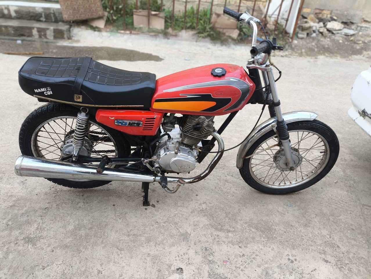 البيع كلك كلك مكفوله عشائر دراجه حلوه شغل وطلع مكينه أصلي زوج تواير جديد تانكيي وكشن جدد 
سعر 250قفل 🔒قفل لأحد يكلي شبيها بعد 🔒
مكاني شطره  ***********
