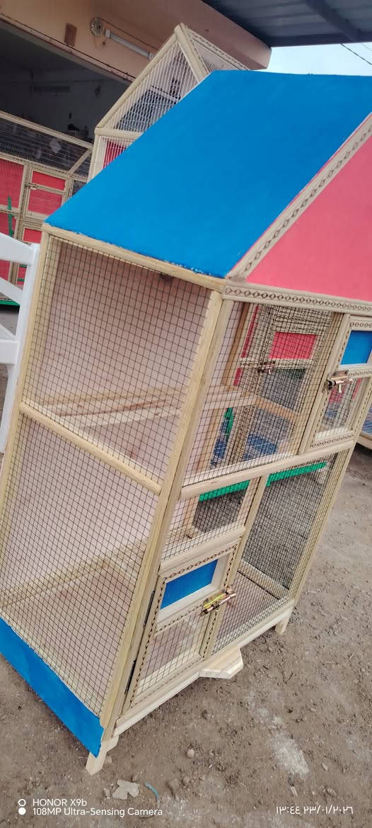 السلام عليكم قفص بلابل جديد شغل درجة اولى
سعر 40 
قياس طول 125
عرض 70
نزال 40 
رقم ***********
***********
موقع ديالى شهربان قرب جسرمهروت
