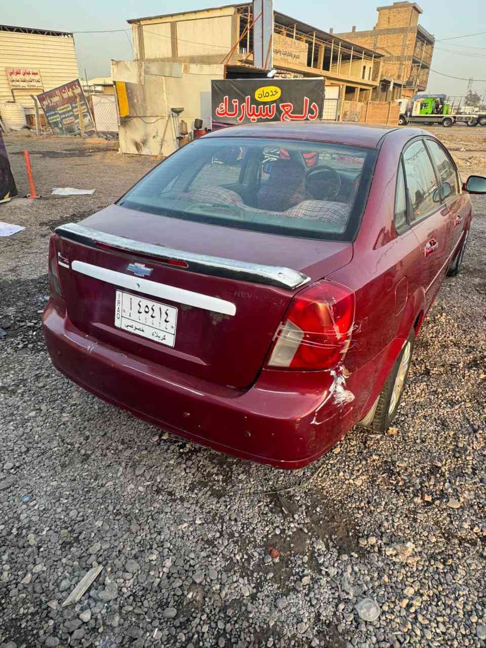 السلام عليكم
اوبترا للبيع موديل 2005اوتو ماتيك
سياره بيه صبغ حزام  مكينه كير مكفولات 
العنوان بابل الحله 
السعر 62$
***********
