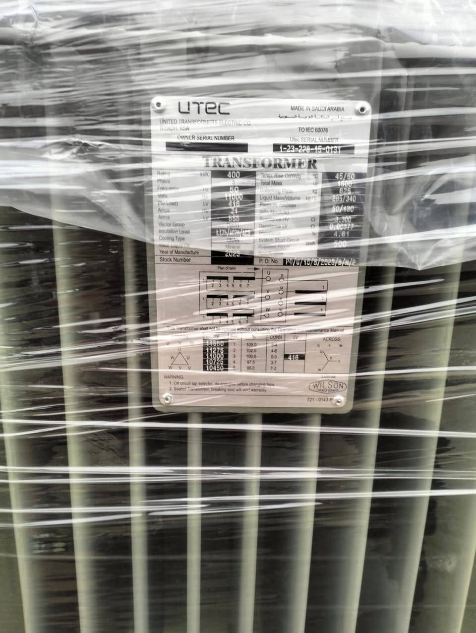 � للبيع محولات كهرباء بجميع الأحجام 🔌
نُوفّر لكم محولات كهربائية درجة أولى بمواصفات عالية وجودة ممتازة:

الأحجام المتوفرة:
▪️ 100 ك.ف.أ
▪️ 250 ك.ف.أ
▪️ 400 ك.ف.أ
▪️ 630 ك.ف.أ
▪️ 1000 ك.ف.أ

المنشأ:
🇹🇷 تركي – 🇸🇦 سعودي – 🇮🇷 إيراني

✅ ضمان لمدة سنة مع إمكانية الاستبدال
✅ توصيل مجاني إلى جميع محافظات العراق
✅ خدمة ما بعد البيع متوفرة

بالإضافة إلى:
🛢️ زيوت محولات
⚙️ مكائن
🔌 أسلاك كهرباء
🗼 أعمدة كهربائية

📦 نشتري المحولات المحروقة، المستعملة، والجديدة بأسعار مناسبة.

📞 للاستفسار وطلب الشراء يرجى الاتصال أو التواصل عبر واتساب على الأرقام التالية:
📱 ***********
📱 ***********

خدمتكم شرف لنا – تواصل معنا في أي وقت
