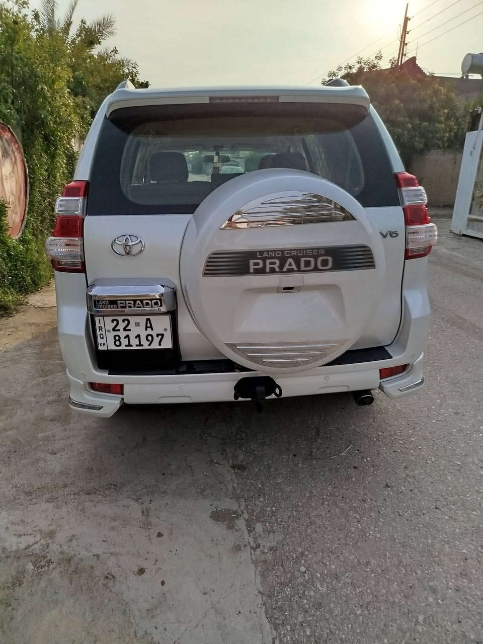 سلام عليكم ورحمه الله سياره برادو للبيع موديل 17 رقم أربيل بسمي رقم او هزه جديد مكفولة من كلشي فول مواصفات السعر 367 بيه مجال الاتصال عل الرقم ***********
