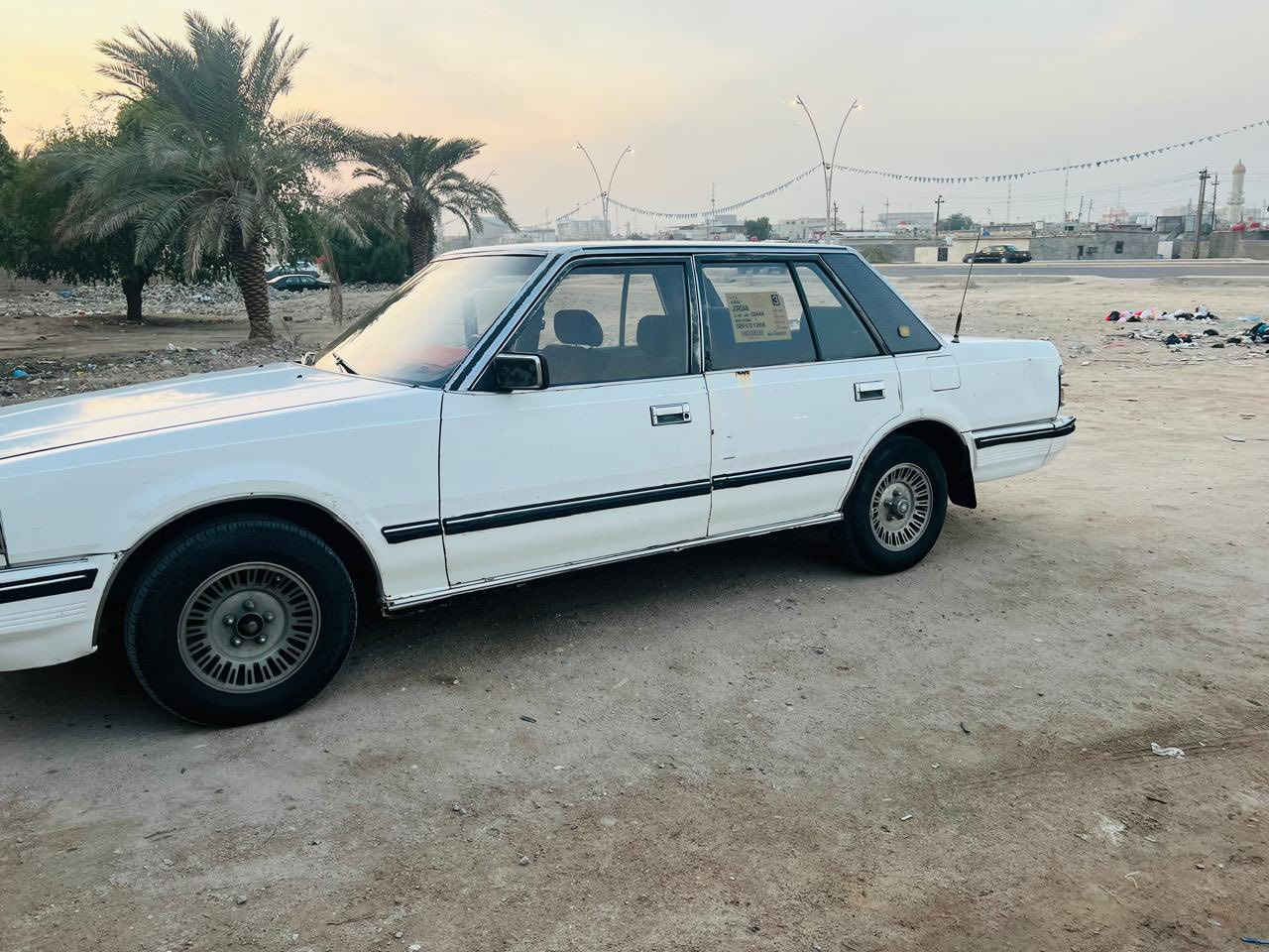 سلام عليكم سوبر مديل 1986 للبيع سياره كير مكينه حداديه كفاله تبريد شغال سياره مكفوله من ضربه جاهزه من كهربائيات من كلشي ما ناقصه برغي سياره بسمي 
سنويه تنتهي لل30 
تايرات جدد غرفه جديده 
سياره جاهزه من طول لطول مكانه البصرة الزبير 
سعر 55 بيه مجال 
رقم الهاتف ***********
اتصال بيه واتساب
