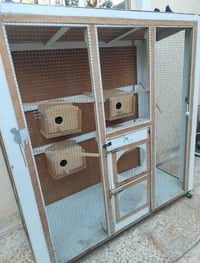 هذا القفص ب50 فصال 07508705110 الارتفاع ١٤٠ وعرض ١٣٠ وعمق ٥٠