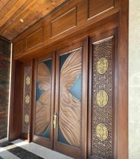 اعمالنا من الديكورات mdf قشرة طبيعي للاتصال 07827000129 واتساب 0751104...