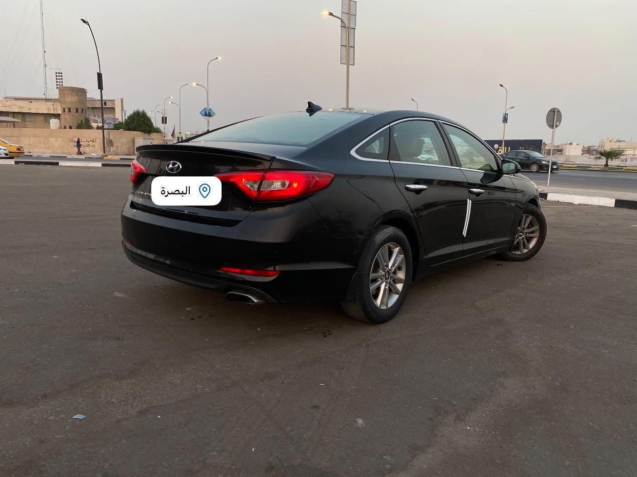 سوناتا للبيع موديل 2015 وارد امريكي الضربة موضحة بالصورة قطعتين فقط رقم اربيل باسمي كلشي بيها على البلاد وكلشي يشتغل السيارة ايرباكها راجع سستم سعر 100 وبي مجال للشراي *********** مكانها البصرة

