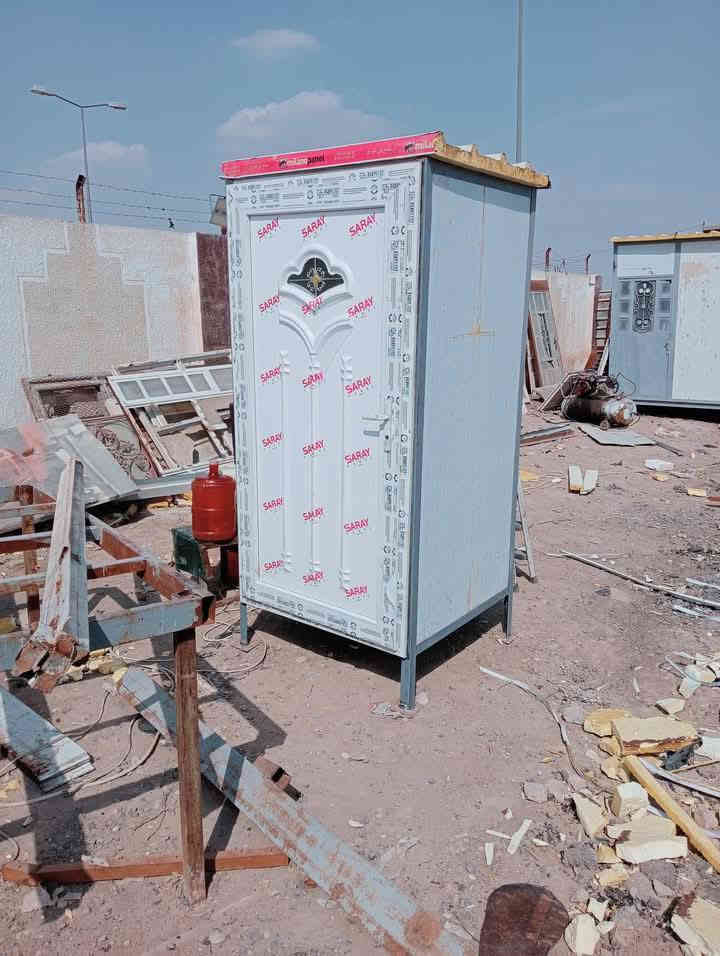 يا الله
يوجد لدينا حمامات وتواليت متنقل انواع القياسات 
مصنوع من السندويج بنل تركي درجه اول وبانسب الاسعارمكاني بغداد الحسينيه استفسار اكثر اتصال 
4 1 1 0 3 2 2 1 7 7 0
