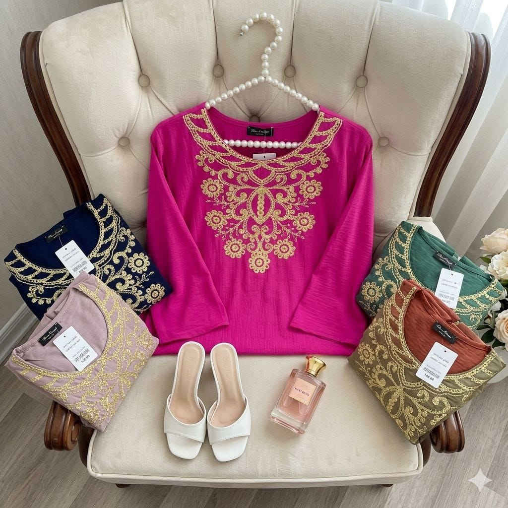 دشداشه نسائي دبل كلوش تطريز  

الخامه كشمير ايطالي اصلي 

القياسات من 2XL الى 5Xl  

سعر الدرزن 12 قطعه 72 الف

الدرزن يجي 6 الوان 4 قياسات استندر

سعر القطعه مفرد 10 آلاف فقط 

يوجد توصيل جميع المحافظات
@Noras9090. للحجز.  تلي 👈

واتساب 👈  ***********
