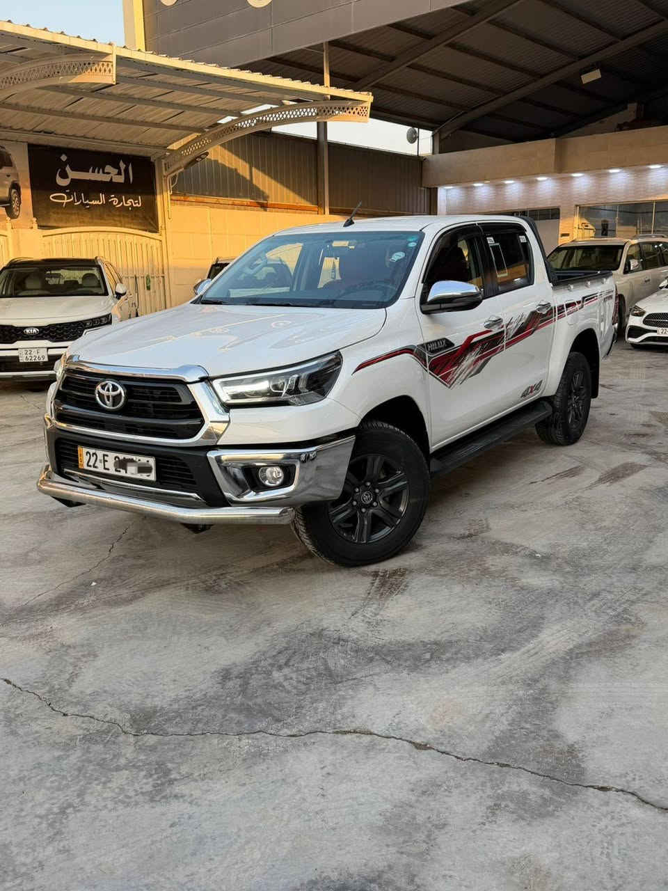 معرض الحسن لتجارة السيارات
العنوان واسط الزبيدية 

تيوتا هايلوكس 2023
ساز 
ماشيه 38 الف حقيقي 
 كير اوتماتيك 
تبريد كشنات
محرك 4 سلندر 

مكفوله كفاله عامه 

السعر 315 وبيها مجال 

***********

إشارة الأصدقاء
