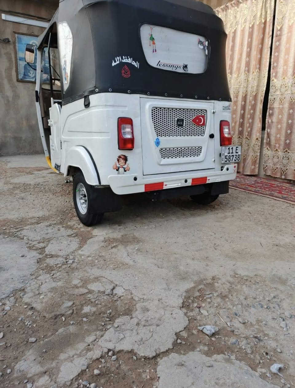 سلام عليكم تكتك للبيع موديل 2022 شهر ۸ معمر بس دوس ومكينه بوشه و بستم ولباقي بلادي مكاني مدينة الصدر رقم *********** الهاتف
