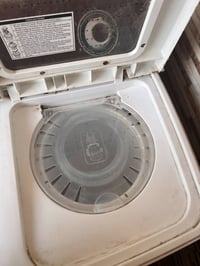 غسالة حوضين • نظيفة • شغالة