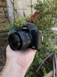 كانون M50 • شاشة قلاب 4K • عدسة 15-45 مانع اهتزاز