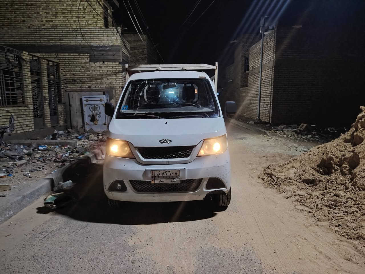 السلام عليكم للبيع شيري ٢٠١٣ خيط بخار وبسمي رقم بغداد حمل واحد طن والسعر ٣٠ ورقه نهايتها للتواصل ***********
