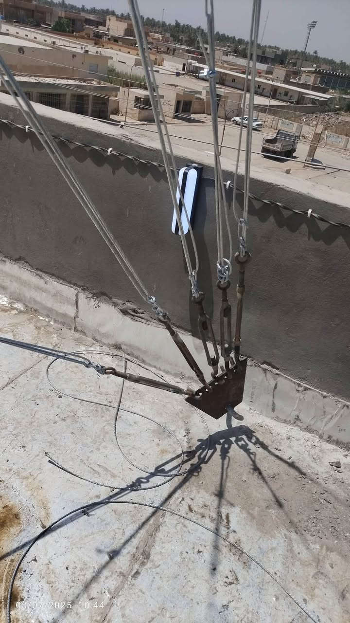 الحمد لله تم تنصب برج انترنيت 30 متر  في بغداد 

ويتوفر كادر وتفصيخ  وتنصيب ابراج انترنيت 

ويتوفر حديد  45  وحديد 35. كرسته وعمل 
الى كافة المحافظات جاهزين 
رقم الهاتف ***********.   ***********
