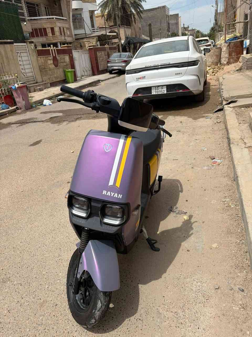 سلام عليكم دراجه ريان للبيع مبدله ماشه إماميه ٣ نمر سرعتها ٥٥ كلشي بيها شغال ومستعمله اقل سنه اشاير كلشي يشتغل بيها سعر ٦٥٠ وبيها مجال حك الجيه العنوان حي العامل ***********
