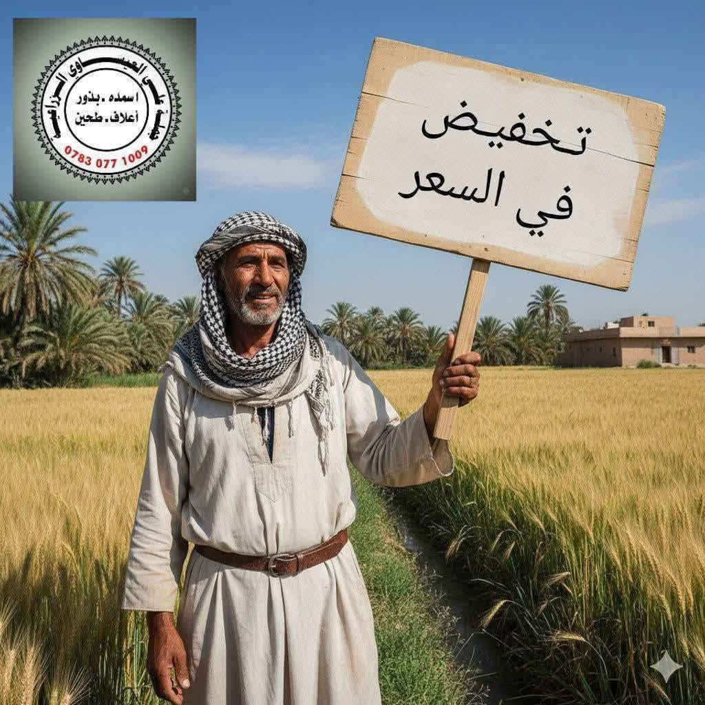 تم وصول كميات كبيرة من اليوريا العراقي درجة أولى وبسعر مغري جداً مناسب وتوصيل مجاني جملة ومفرد 
#يوريا_عراقي
#نتروجين_46٪
للاستفسار اتصال
#توصيل_مجاني 
توصيل كميات 
#اسعار_جملة
  العنوان بابل الكفل
اتصال على الارقام التاليه 
***********
***********
.ج.
