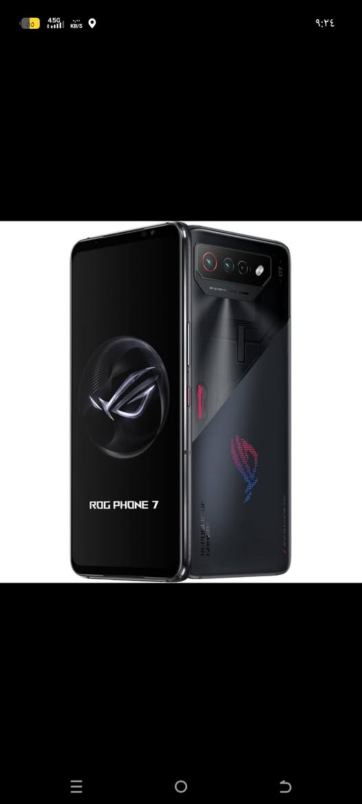 📱 للبيع موبايل ASUS ROG Phone 7  جهاز مختص للالعاب 
🔹 الحالة: مستخدم لمده اسبوع بدون علبة
🔹 السعة: 256
🔹 الرام: عشوائي 8
🔹 المعالج: Snapdragon 8 Gen 2
🔹 الشاشة: 165Hz
🔹 البطارية: 6000mAh
🔹 يدعم الألعاب الثقيلة بدون مشاكل 🔥
📦 الجهاز شغال 100%
🔌 ويا الشاحن الأصلي
📍 الموقع: المنصور
💰 السعر: 800 بي مجال بسيط 
📞 الاتصال / واتساب: ***********
