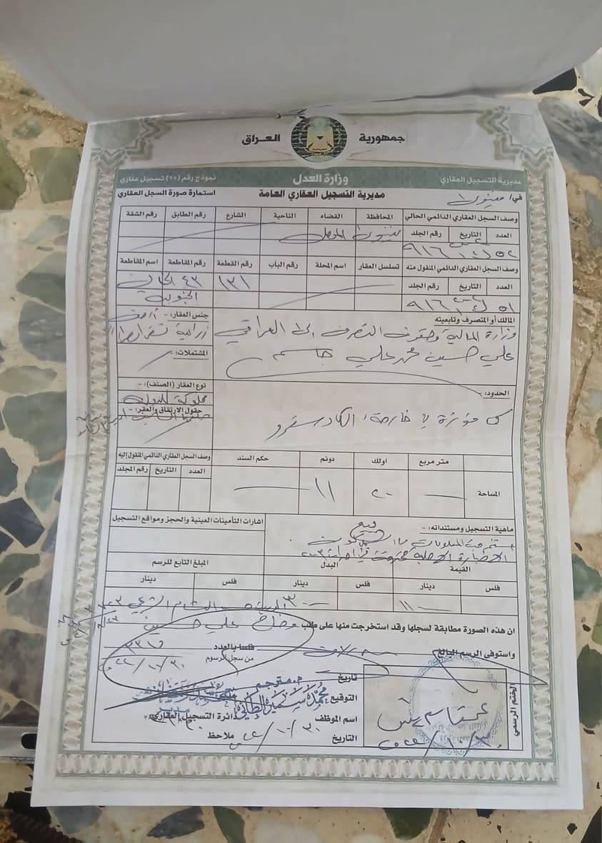 السلام عليكم دار للبيع في منطقة العبور قبل ال كهرباء ال 400
يبعد عن الشارع العام 350م
الدار بناء جديد فول سند 2025 زراعي وصل بلديه وكرت كامل
مساحة 100م
الواجه 5م
العمق 20م
البيت جاهز +ماء و كهرب 
السعر 25 وبي مجال بسيط

للتواصل 
***********

***********
