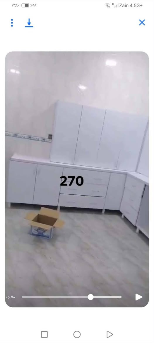 كاونتر hdf
جبير وقياسات قطعتين 3 متر ويه الملحق وارتفاع الملحق متر  وقطعه قياس  270 يعني هم الملحق قياس 3متر مستخدم ٣اشهر


**إذا كنت صاحب هذا الإعلان وتريد حذفه لأي سبب، رجاءا أرسل رسالة إلى الدعم الفني**