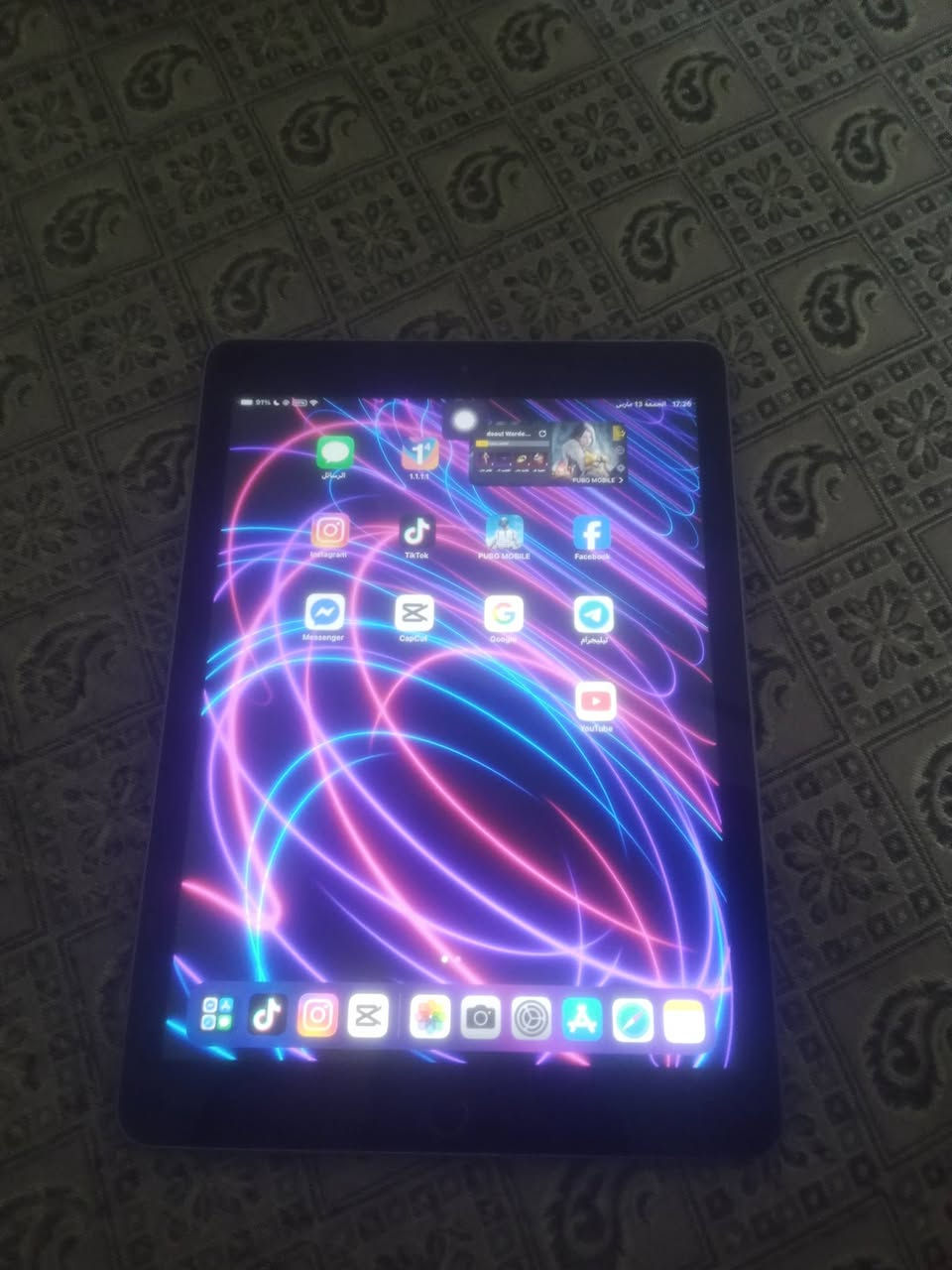 السلام عليكم ايباد الجيل السادس ذاكره 128 يدعم ببجي مع التحديث 90 فريم جهاز فقط بدون كرتون وشاحنه وكفر نظافه 90% جهاز ما مفتوح للبيع او مراوس ايش عندك نزل


**إذا كنت صاحب هذا الإعلان وتريد حذفه لأي سبب، رجاءا أرسل رسالة إلى الدعم الفني**