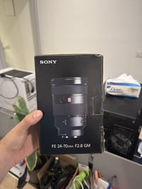 عدسة G master 24-70 Sony   نظافة 90% مابيها اي خدوش كل ملحقاتها موجودة...