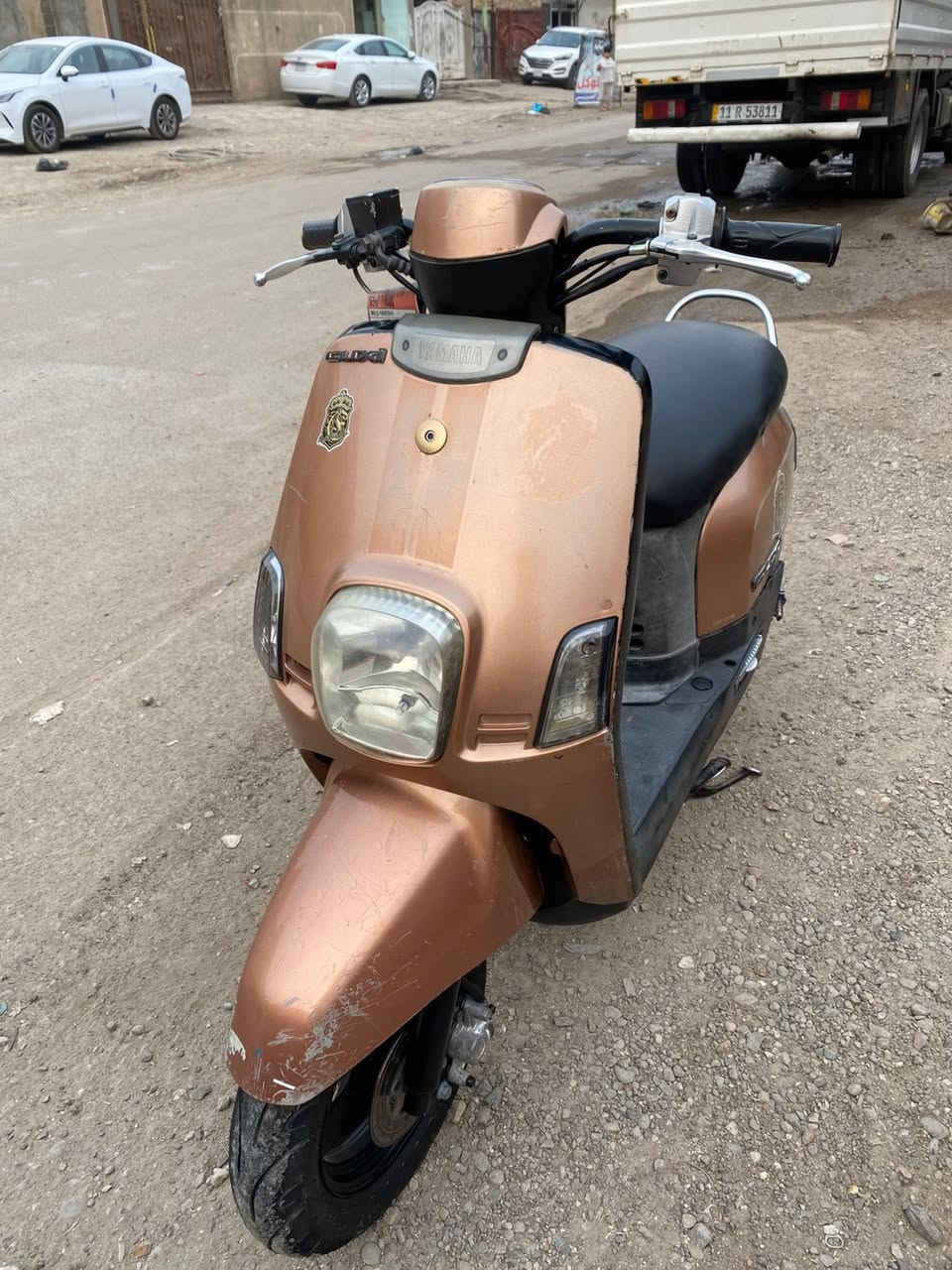 السلام عليكم شباب ماكس بوليس لبيع درجه جاهزه مكينه بلادي سلف بلاد كابريتر اصلي مختمه بلاد شلعه معدل زوج تاير جديد مابيه نقص خير من الله سعر 600 وبيه مجال مكان بغداد الرقم ***********
