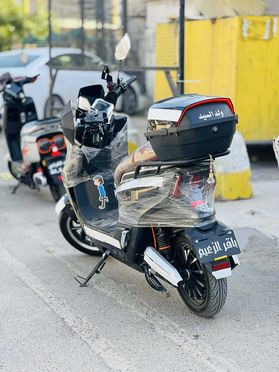 دراجه شحن  فوجي 
خير موصفات
بصمتين سويج تشغيل عن بعد
كهربايات ولا نقص بطاريات وكالة 
مكاني بغداد كراده قرب فندق بابل 
سعرها مليون و خمسين و بيها مجال
رقم ***********
