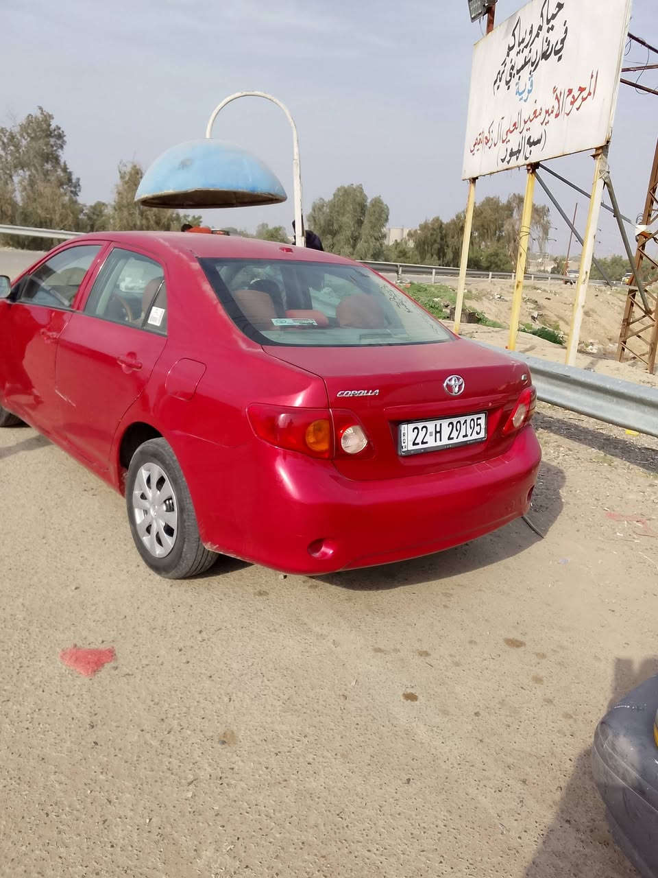 سلام عليكم سيارة كورولا للبيع موديل 2010وارد امريكي  رقم اربيل بسمي سعر 100مكاني بغداد تاجي رقم ***********
