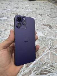 ايفون 14 برو ماكس  تك سيم  ذاكرة 256 بطاريه95  نضافه فول السعر 925 وبي...