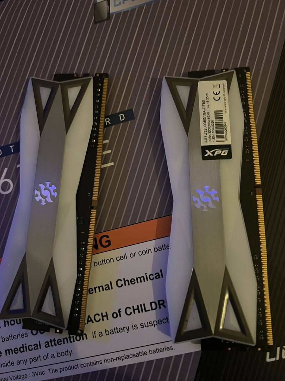 RAM DDR4 16GB (8*2) Speed 3200
السعر 100الف


**إذا كنت صاحب هذا الإعلان وتريد حذفه لأي سبب، رجاءا أرسل رسالة إلى الدعم الفني**