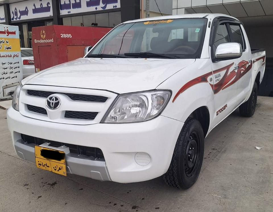 للبيع تويوتا هايلوكس موديل 2006صعودي شاصي 19رةقمة سليمانية بسمي بشرط طحويل كفالة عام سعرة 128$مكان كلار ***********
